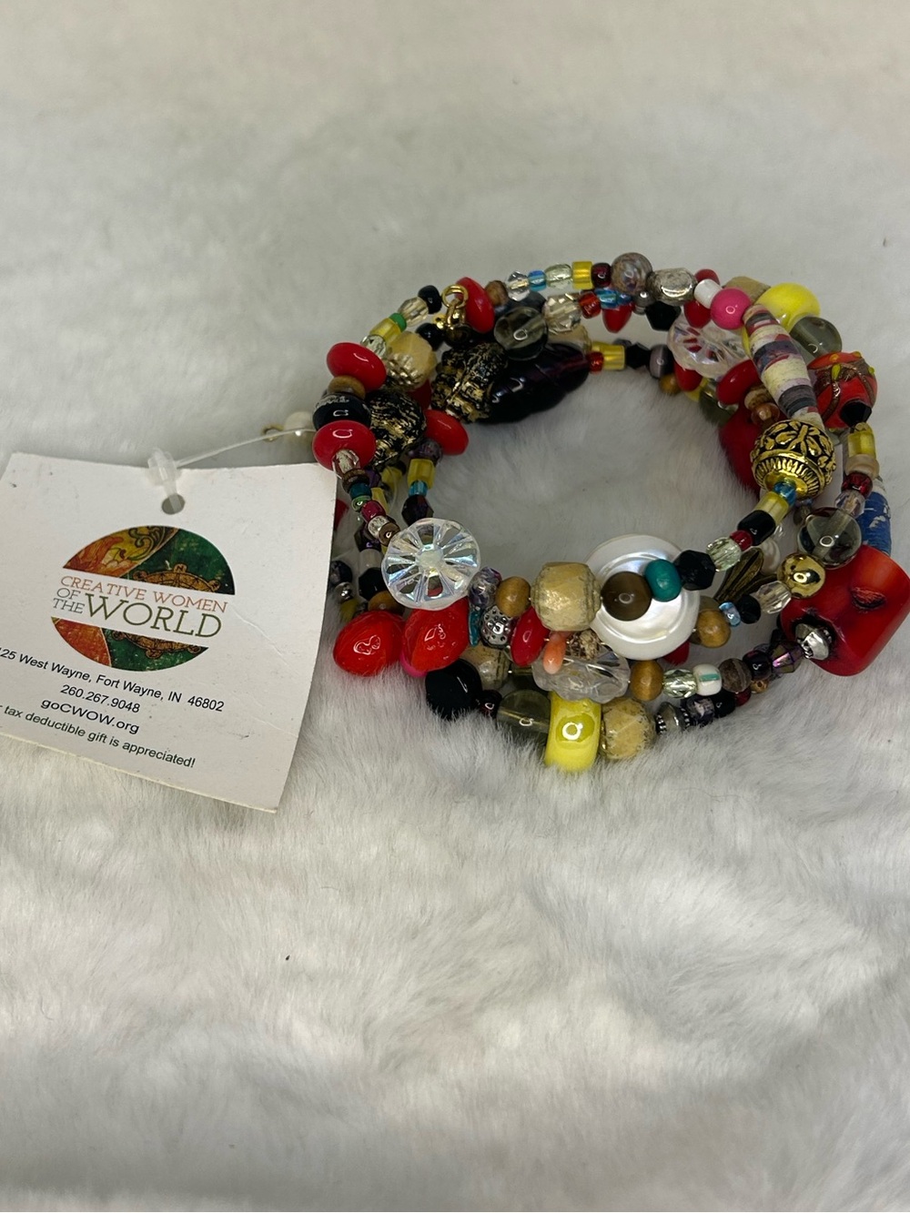 CREATIVE WOMEN OF THE WORKD WORE WRAP BRACELET